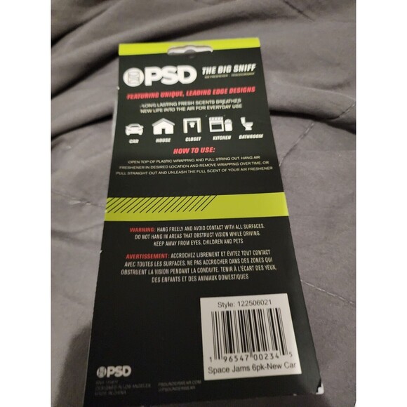 SPACE JAM Luney Tunes car air fresheners 6pk coconut scented Patrick - Picture 3 of 4